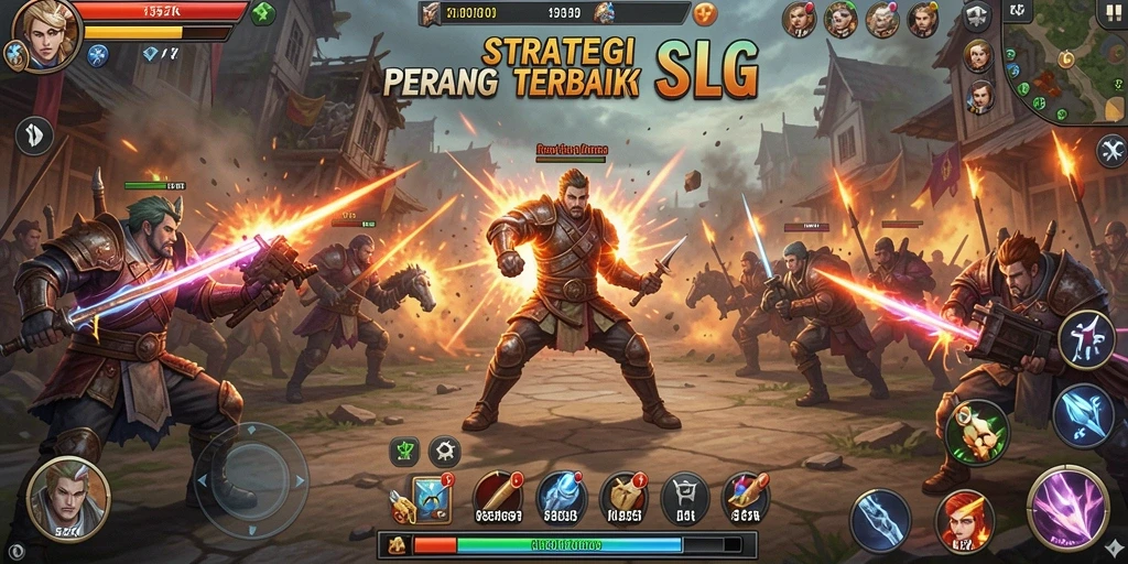 Tangkapan layar utama gameplay 5ZK menampilkan aksi strategis yang seru.