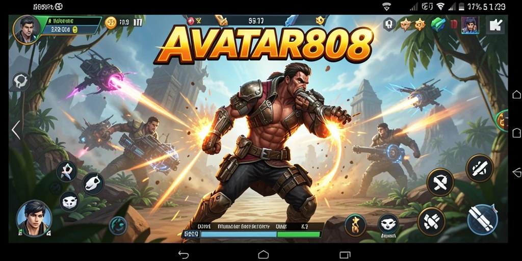 Tampilan gameplay mendebarkan dari AVATAR808 dengan aksi yang intens.