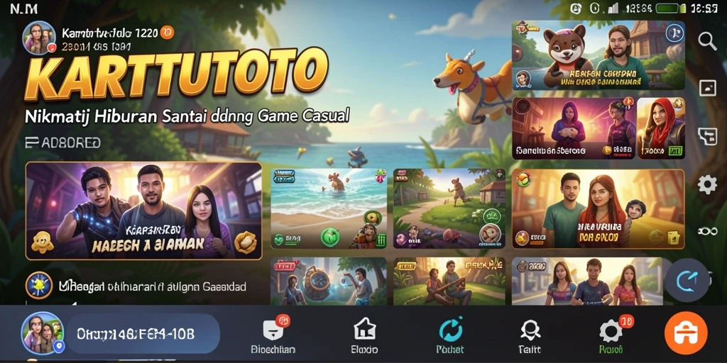 Tampilan menarik dari gameplay KARTUTOTO yang asyik.
