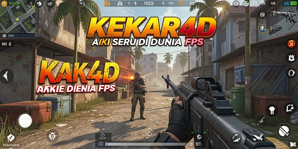 Gameplay seru KEKAR4D dengan aksi FPS yang intens.