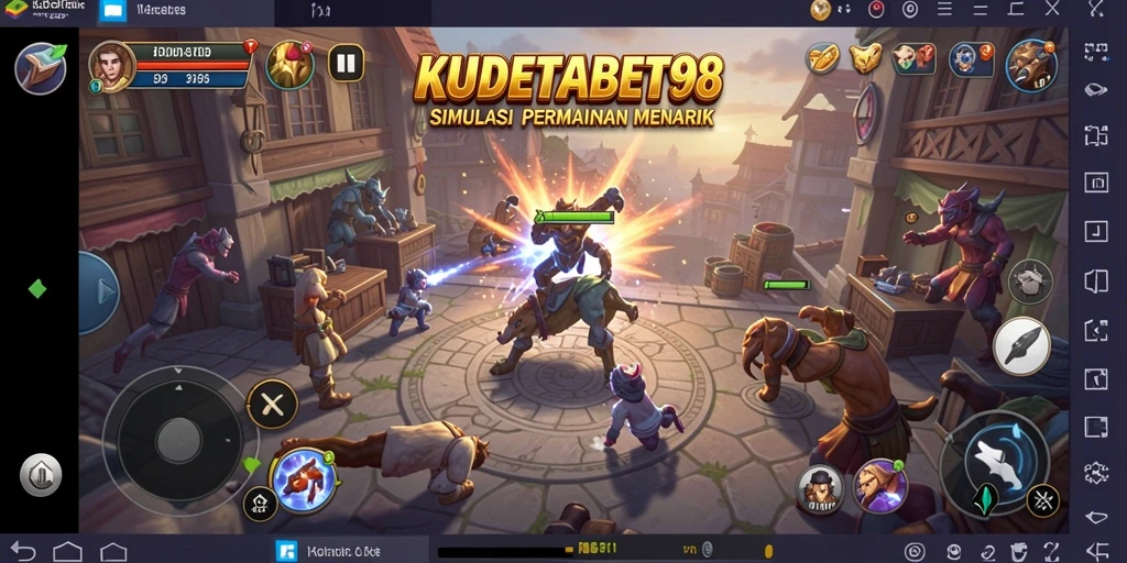 Tampilan gameplay KUDETABET98 yang menawan dan menyenangkan.