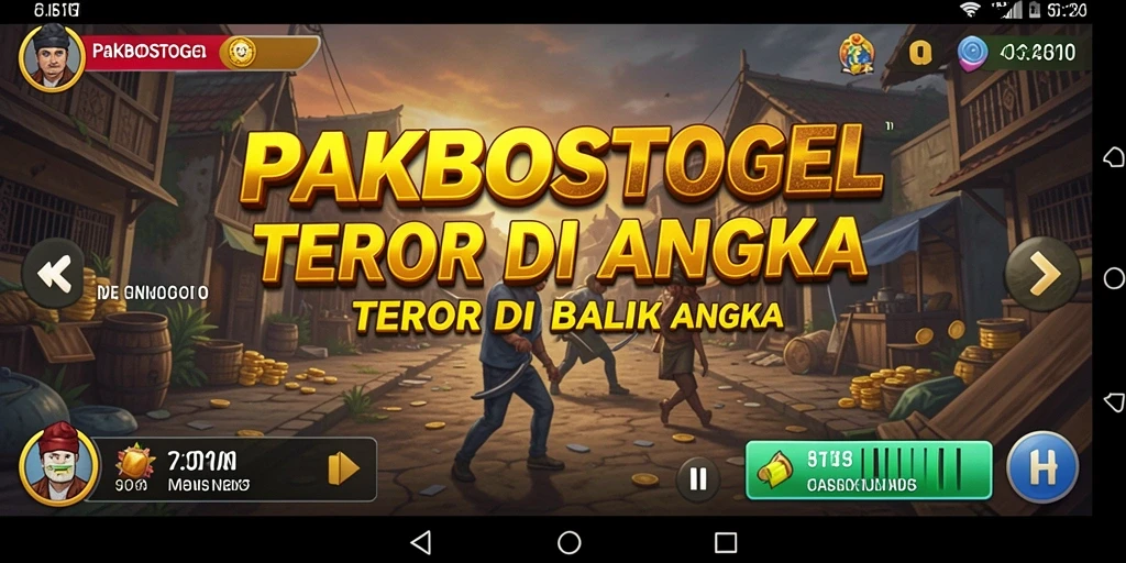 Gameplay PAKBOSTOGEL yang mencekam dengan atmosfer horor yang intens.